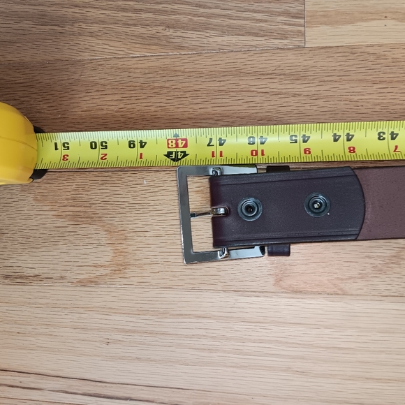 Boston Leather Mens Leather 42 Waist. 1 3/4 Wide. Total Including Buckle 47 Inch - Picture 8 of 10